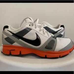 NIKE DUAL FUSION ORANGE BLACK GREY W9 M7.5